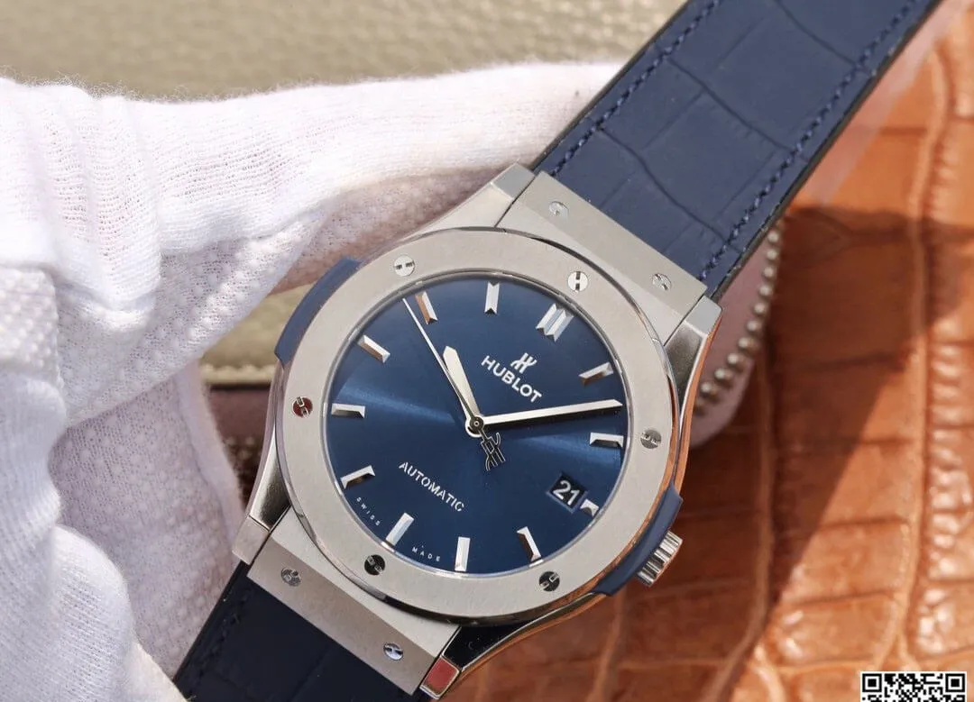 Hublot Classic Fusion 511.NX.7170.LR WWF Factory 1:1 Best Edition Replica Watch Blue Strap